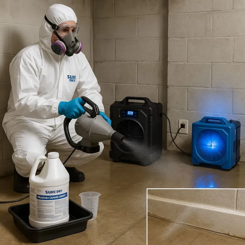 Sanitization and Odor Removal process in Vassalboro, ME